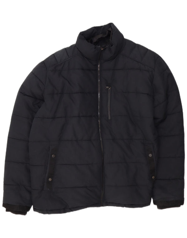 Marks & Spencer Veste matelassée pour homme UK 46 3XL Noir Polyester
