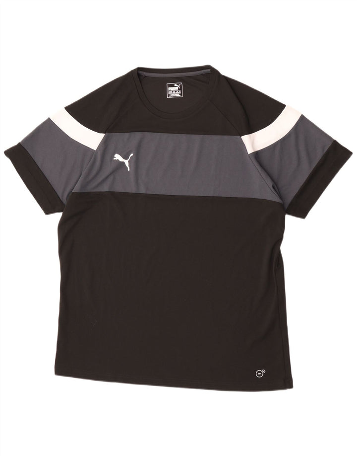 PUMA T-shirt pour homme 2XL Noir Colourblock