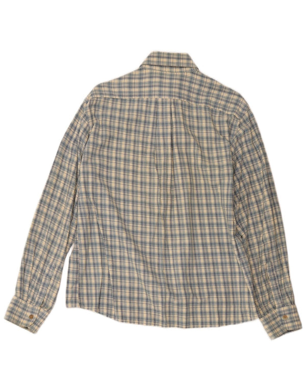 Slam Chemise Homme Petit Carreau Bleu Coton