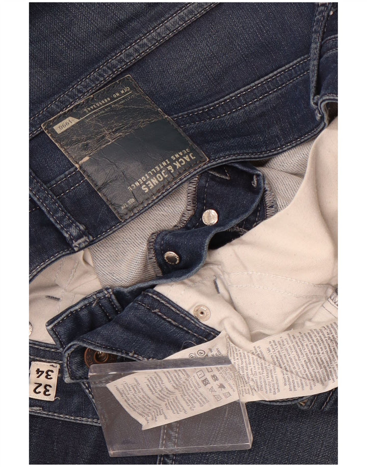 Jack & Jones Jean Slim Homme W32 L34 Bleu Coton