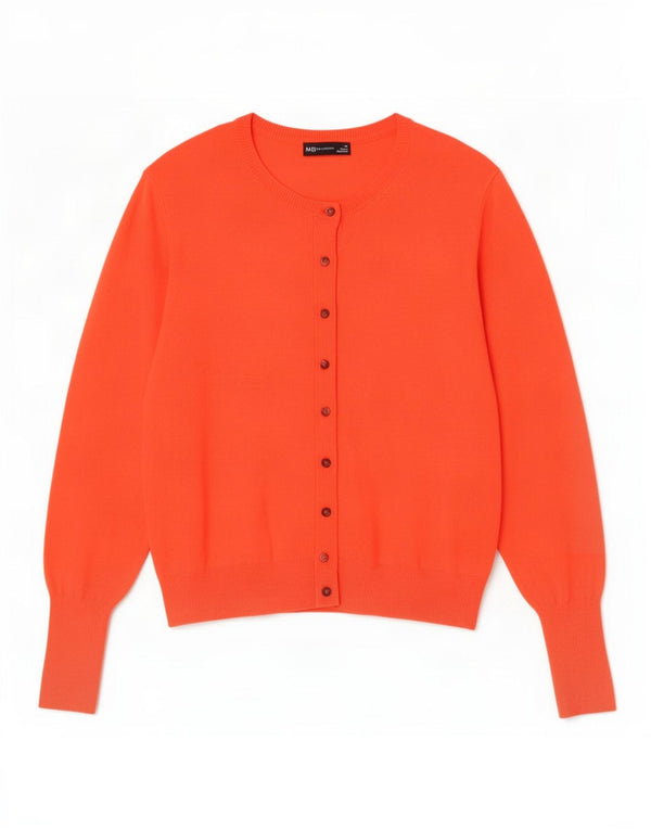 Marks & Spencer Pull Cardigan Femme UK 18 XL Orange