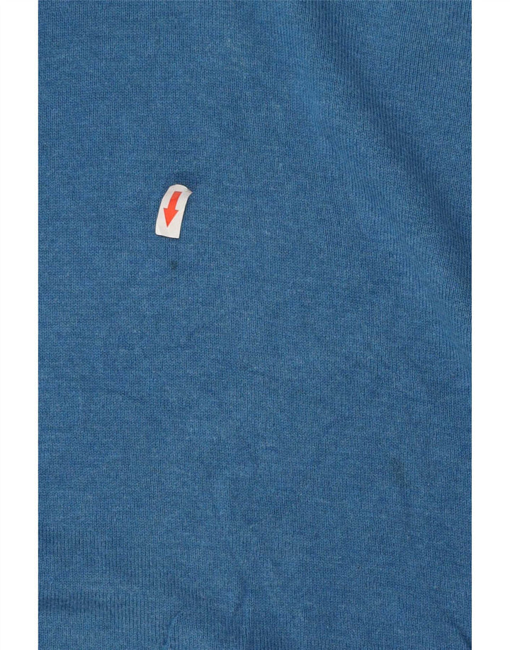 Marks & Spencer Pull col V pour homme XL en coton bleu