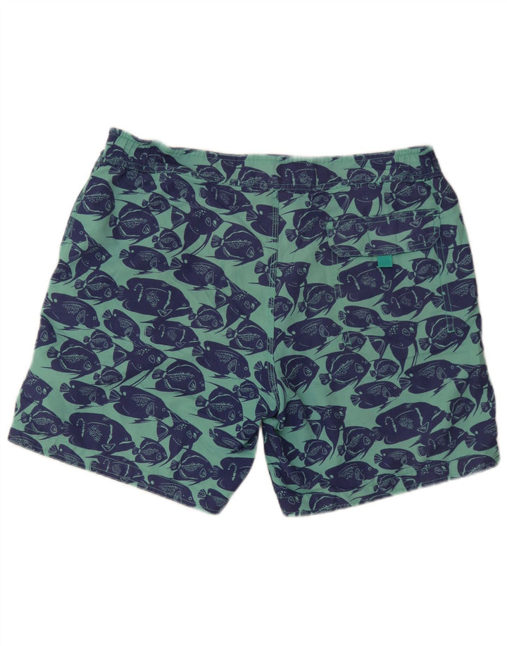 Boden Short de Bain Graphique Homme Bleu Moyen