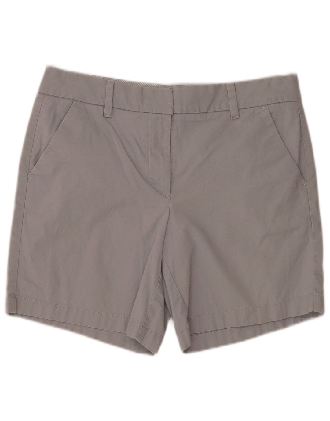 TOMMY HILFIGER Short Chino Femme US 8 Medium W32 Gris Coton