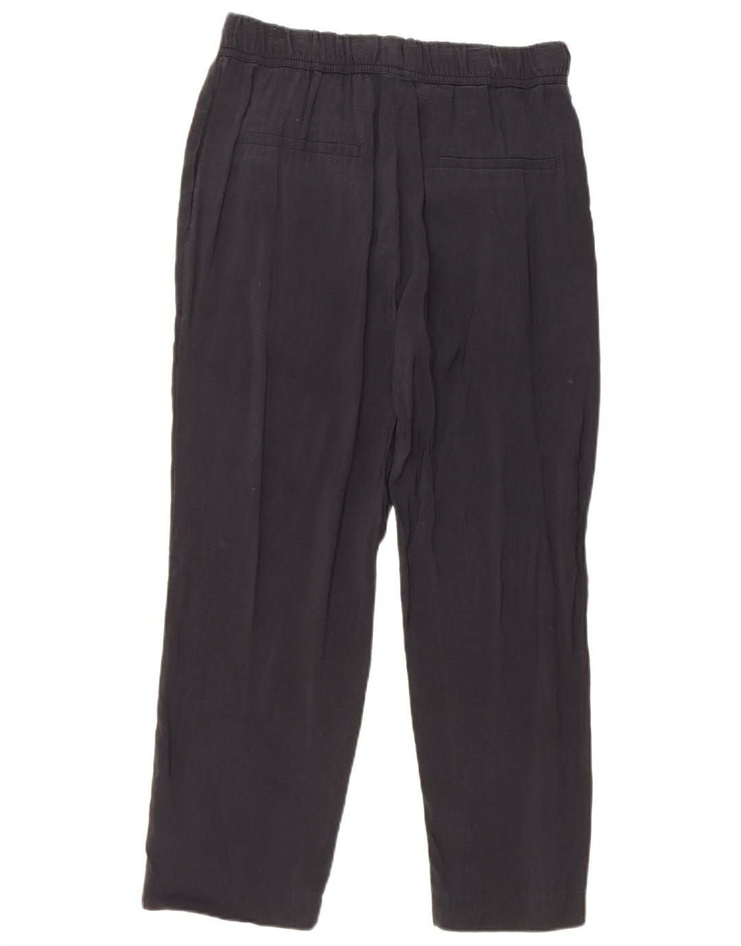 Zara Femme Pantalon Court Droit Moyen W28 L25 Noir