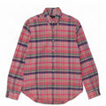 Polo Ralph Lauren Chemise Homme Grand Carreau Rose Coton