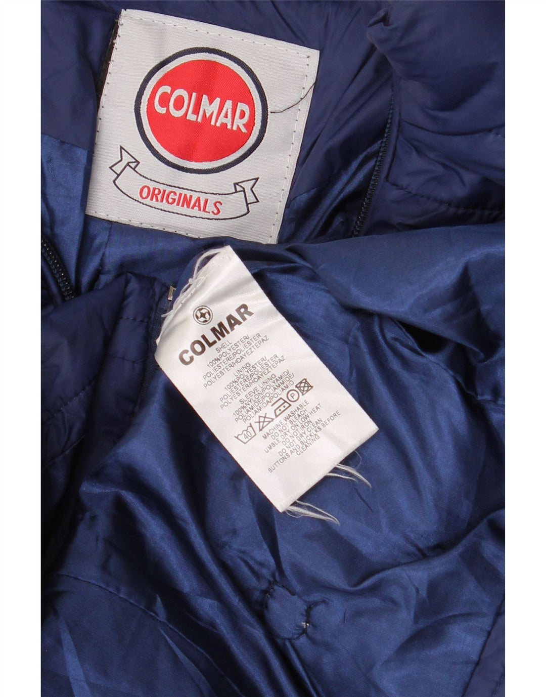 Colmar Veste matelassée pour homme UK 38 Bleu marine moyen Polyester