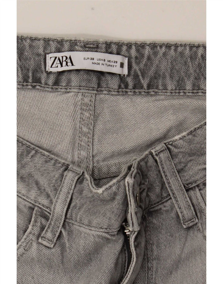Zara Jean droit femme EU 38 Small W28 L30 Gris
