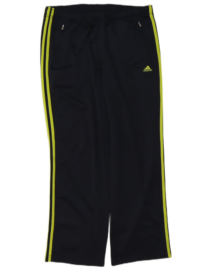 Adidas Pantalon de survêtement pour homme UK 40/42 Medium Noir Polyester