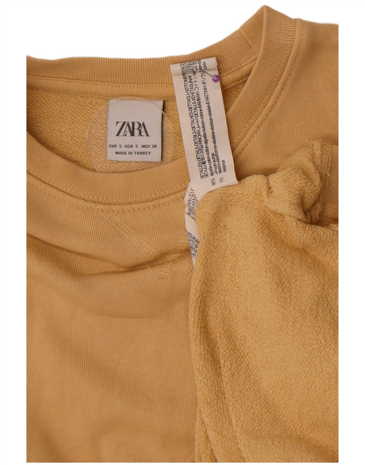 Zara Homme Sweatshirt Jumper Petit Coton Beige