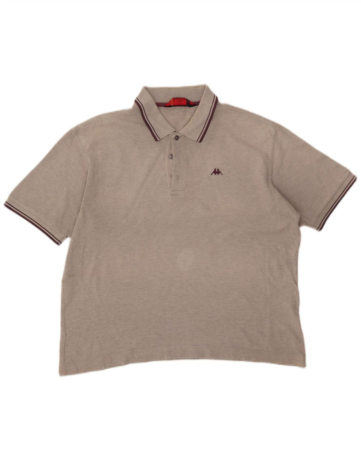 Kappa Polo Homme XL Gris