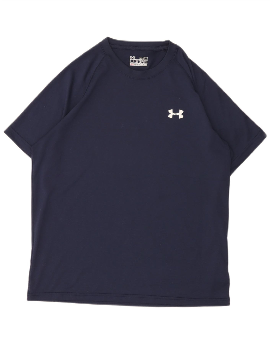 Under Armour T-Shirt Heat Gear Homme Bleu Marine Moyen Polyester