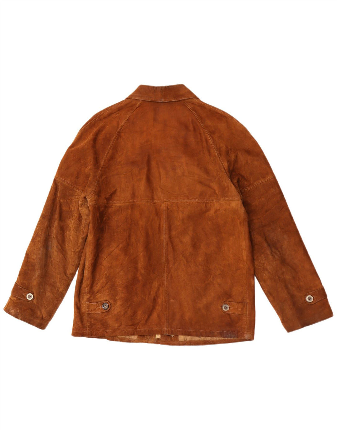 veste en daim homme vintage UK 38 Brun moyen