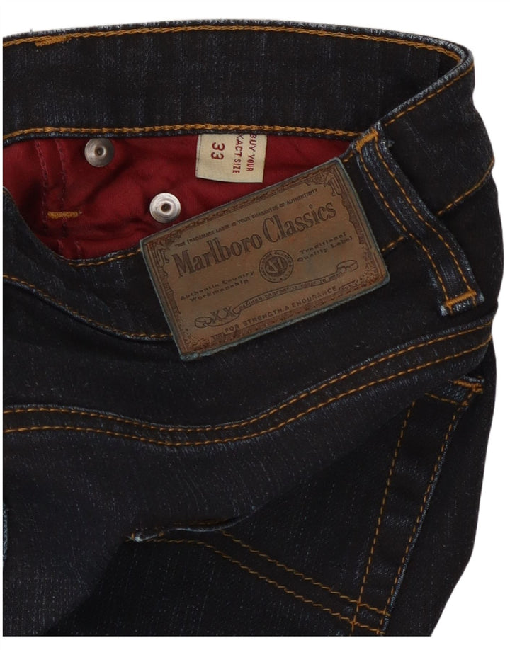 Marlboro Classics Jean droit femme W33 L32 coton bleu marine
