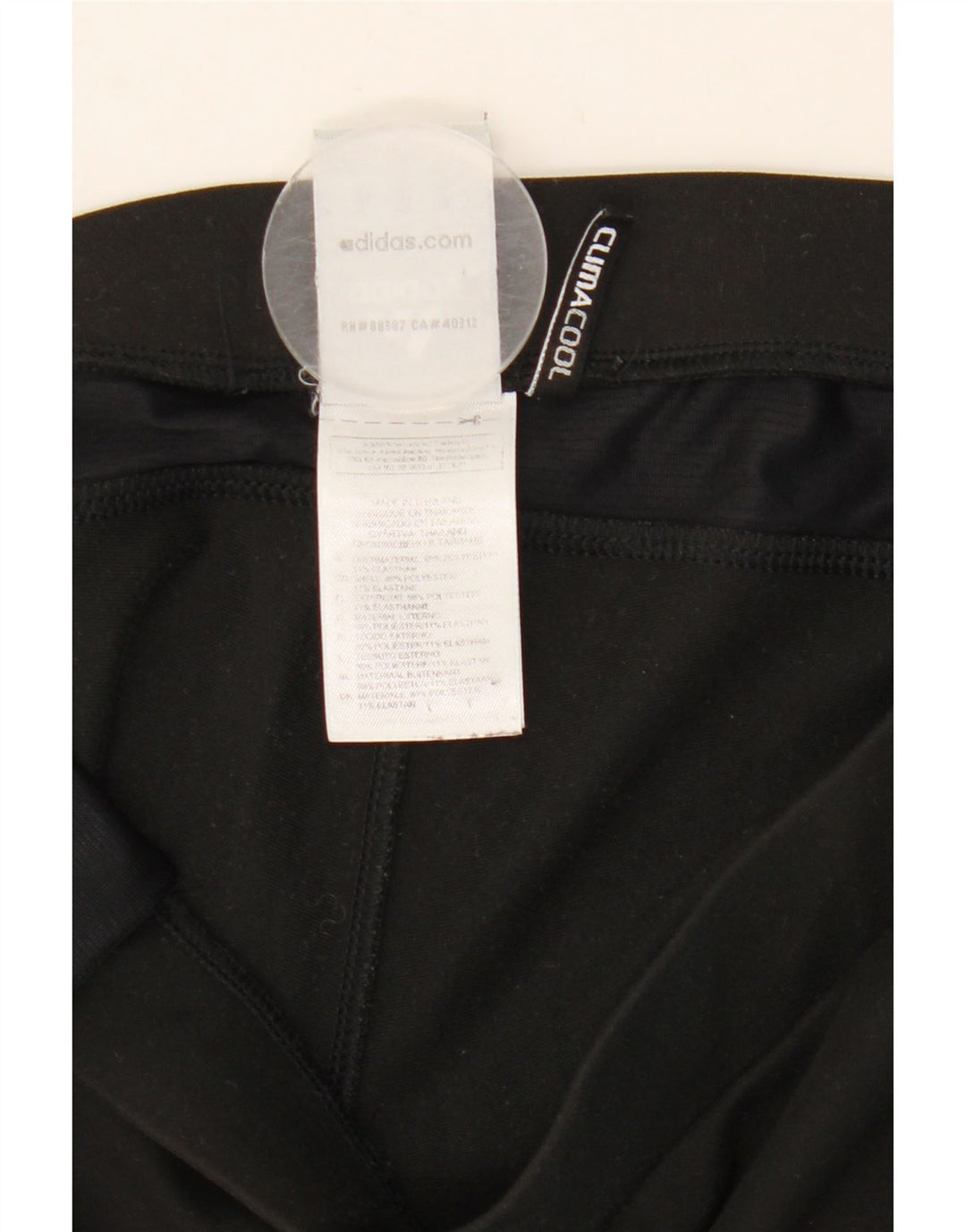 Adidas Pantalon de survêtement Climacool pour femme UK 12 Medium Noir Polyester