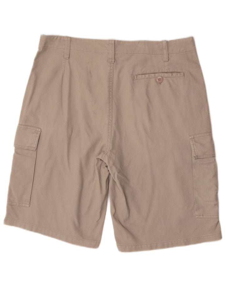 Short Cargo Vintage Homme 2XL W38 Coton Gris