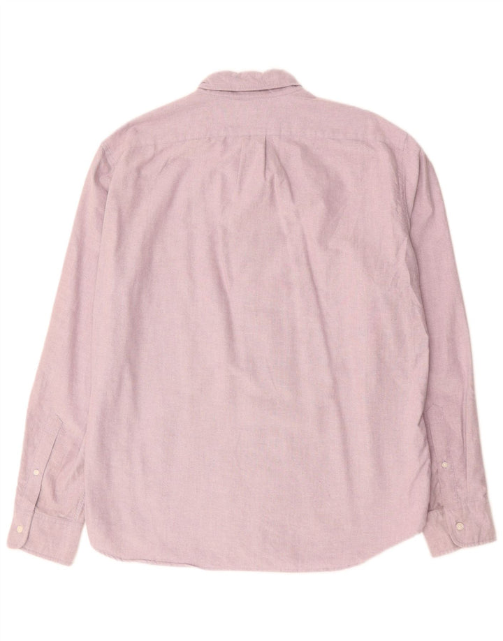 J. CREW Chemise Oxford Slim Homme XL Violet Coton