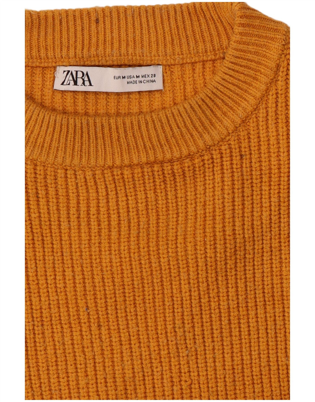Zara Robe pull surdimensionnée pour femme UK 14 Orange moyen