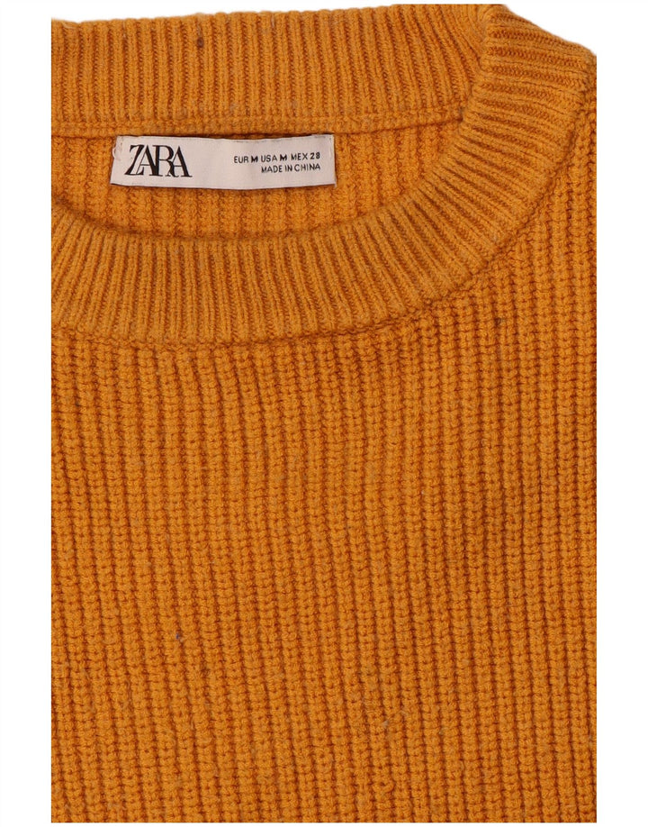 Zara Robe pull surdimensionnée pour femme UK 14 Orange moyen