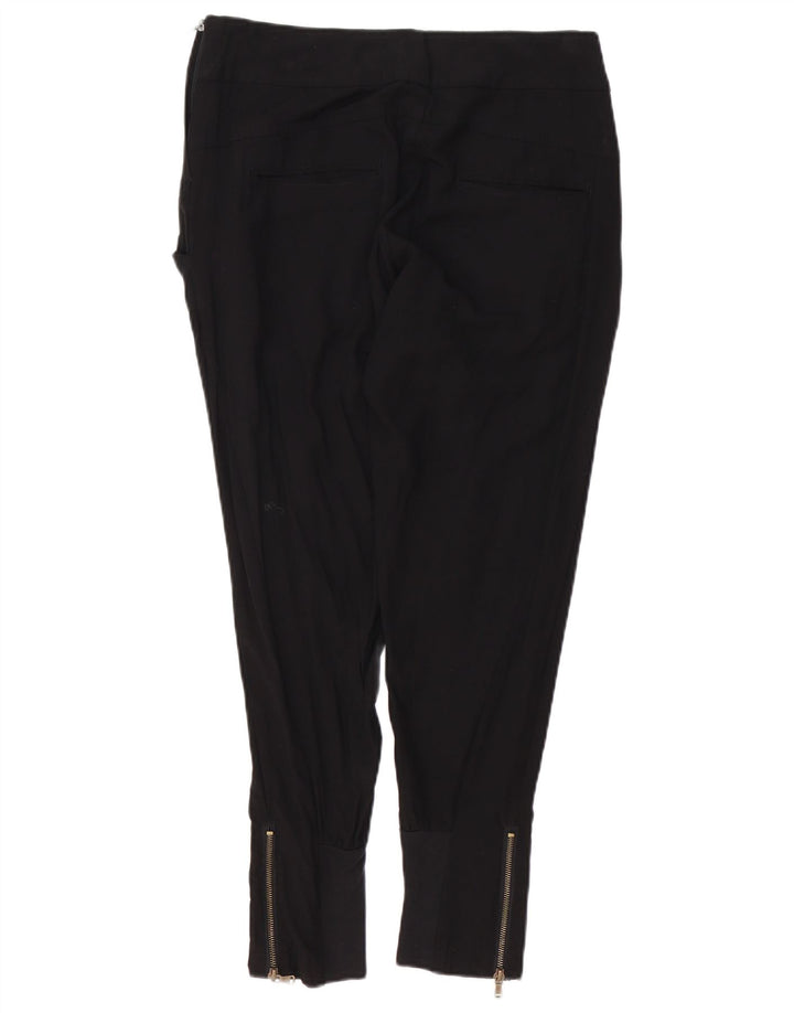 Zara Femme Pantalon Court Slim Moyen W28 L27 Noir
