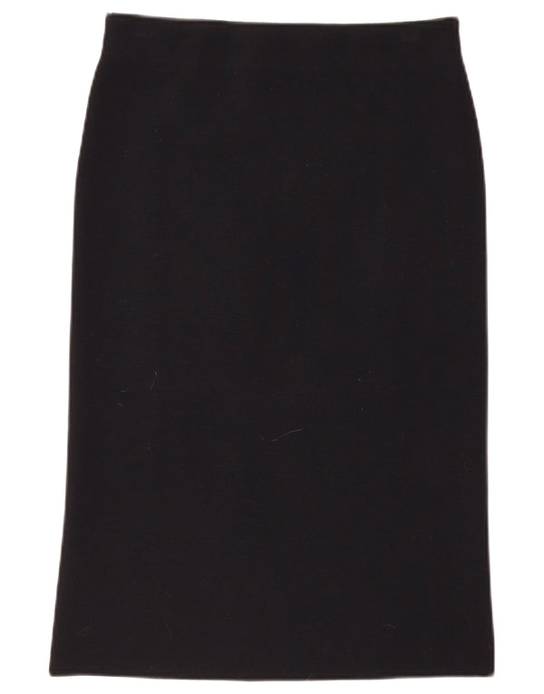 Cos Jupe Droite Femme Small W30 Laine Noir