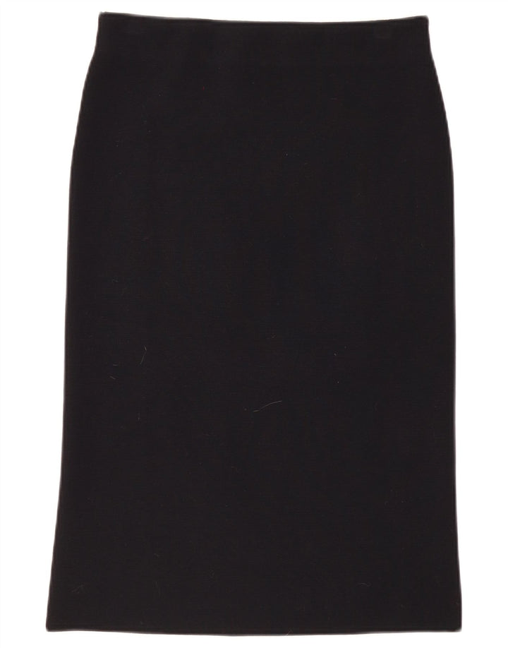 Cos Jupe Droite Femme Small W30 Laine Noir