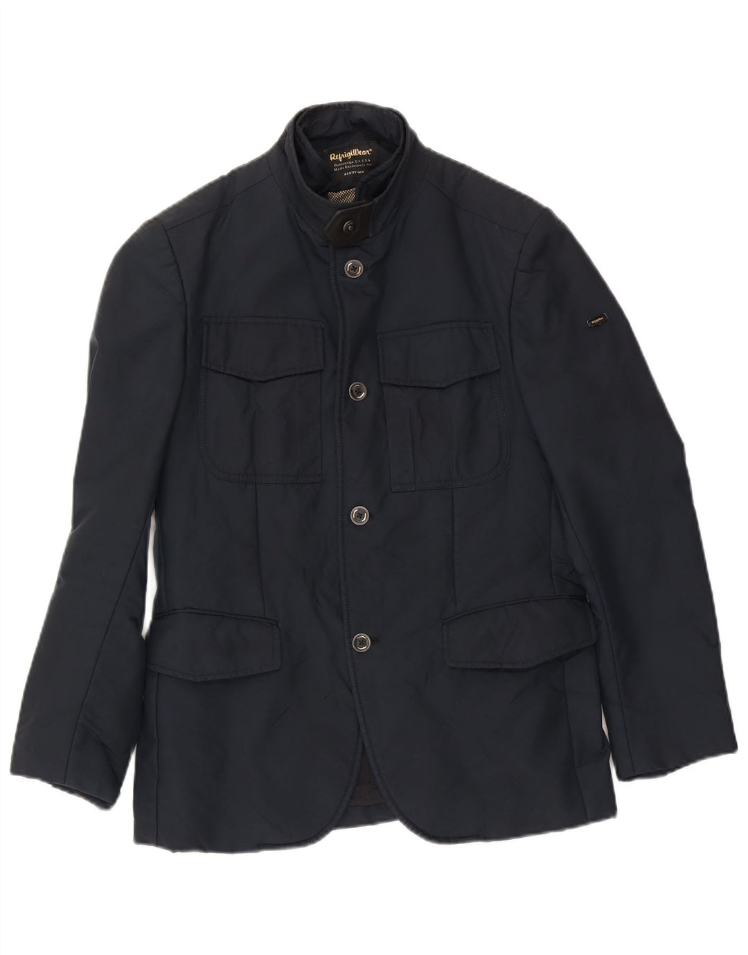 Refrigiwear Veste coupe-vent blazer pour homme IT 48 bleu marine moyen en nylon