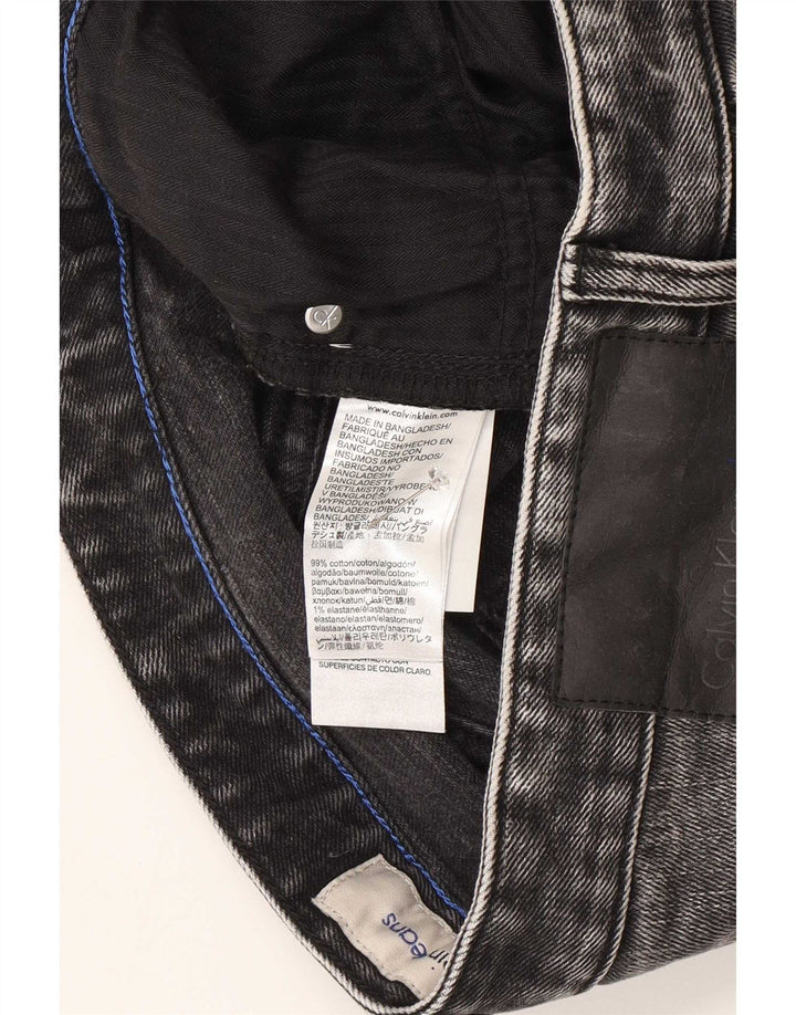 Calvin Klein Short en Jean W30 Homme Gris Moyen Coton