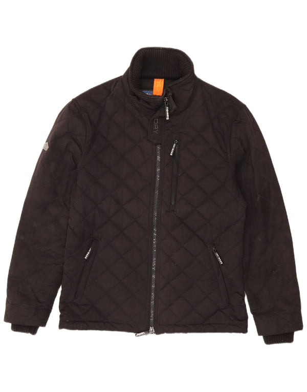 Superdry Veste matelassée The Windhiker pour homme UK 42 XL Noir Polyester