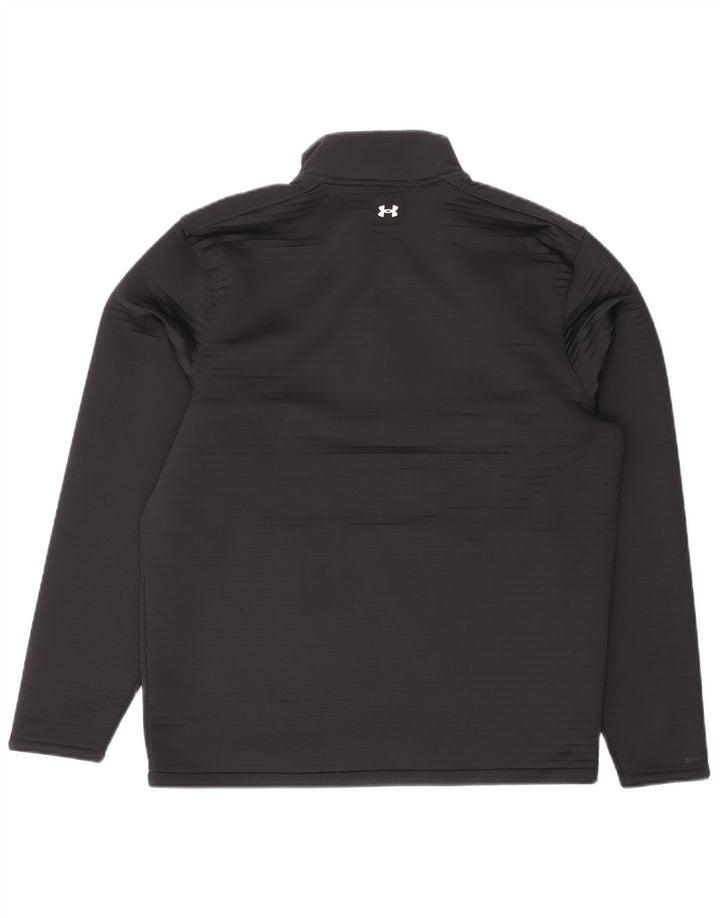 Under Armour Sweat-Shirt Zip Neck Homme Noir Moyen Polyester