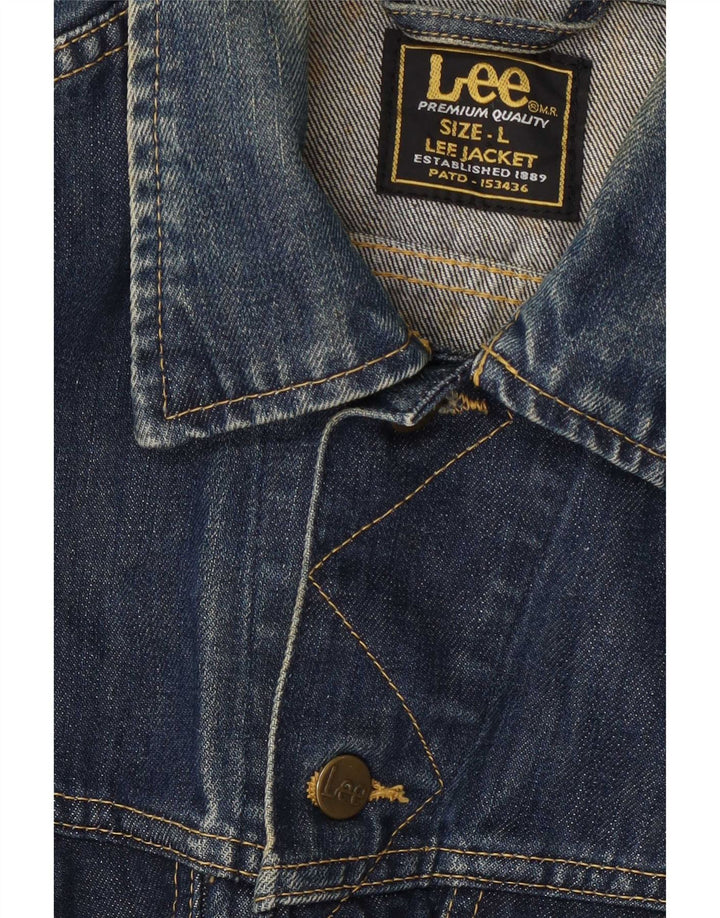 Lee Boys Veste en jean 12-13 ans Grand Bleu Coton