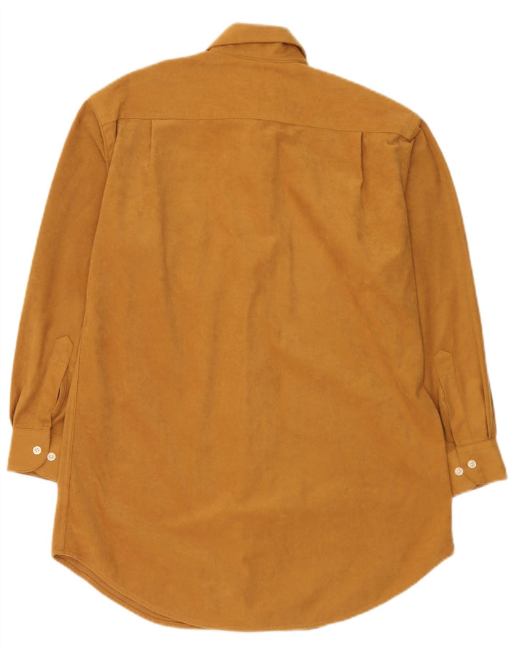 Chemise Homme Vintage Petit Polyester Beige