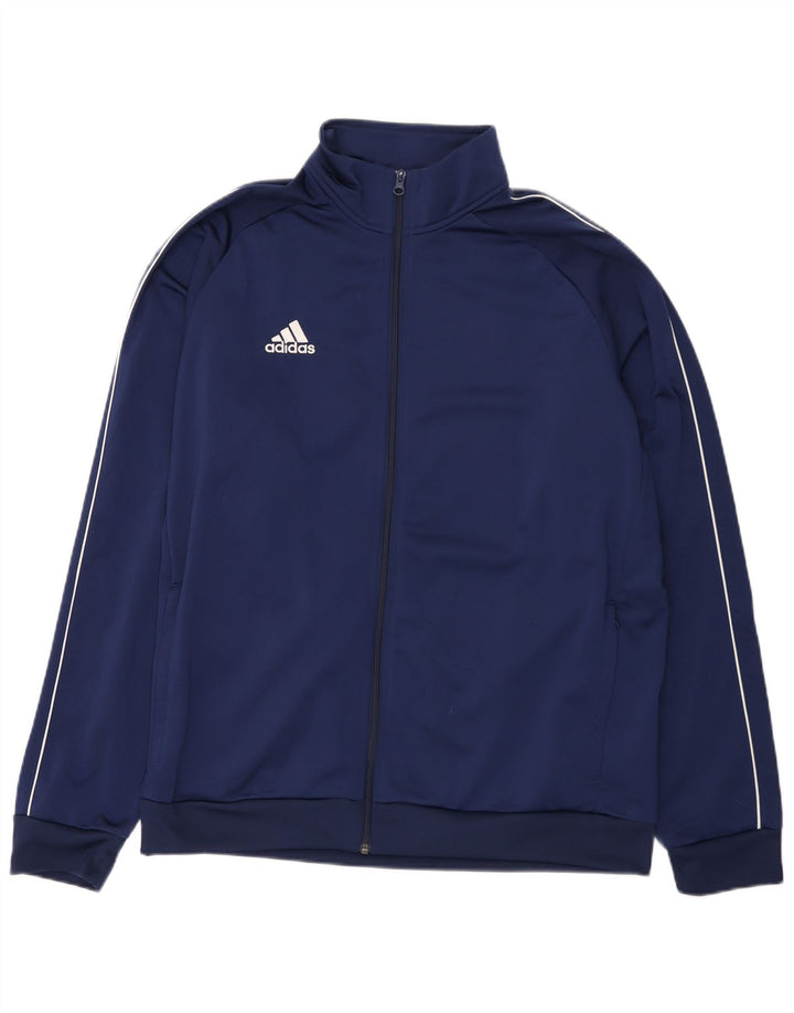 Adidas Veste de survêtement pour homme XL Bleu marine Polyester