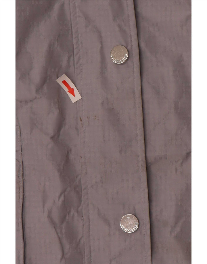 Marks & Spencer Veste de pluie à capuche pour femme UK 16 Large Gris Polyester