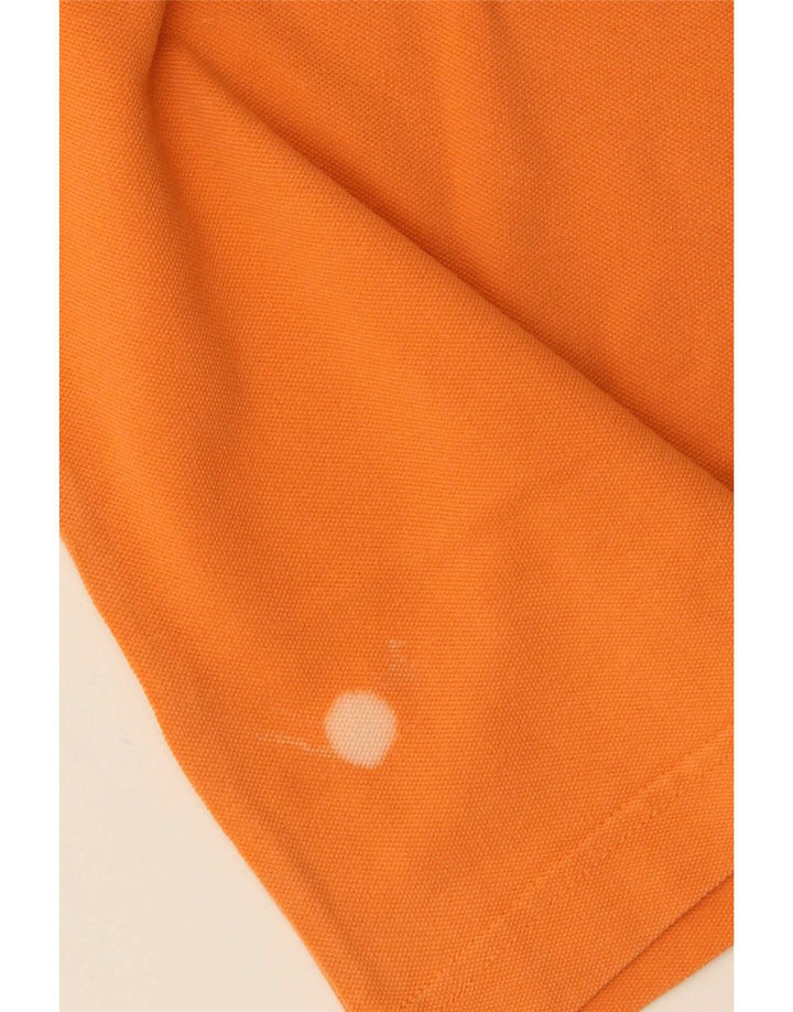 Kappa Polo Homme Orange Moyen Coton