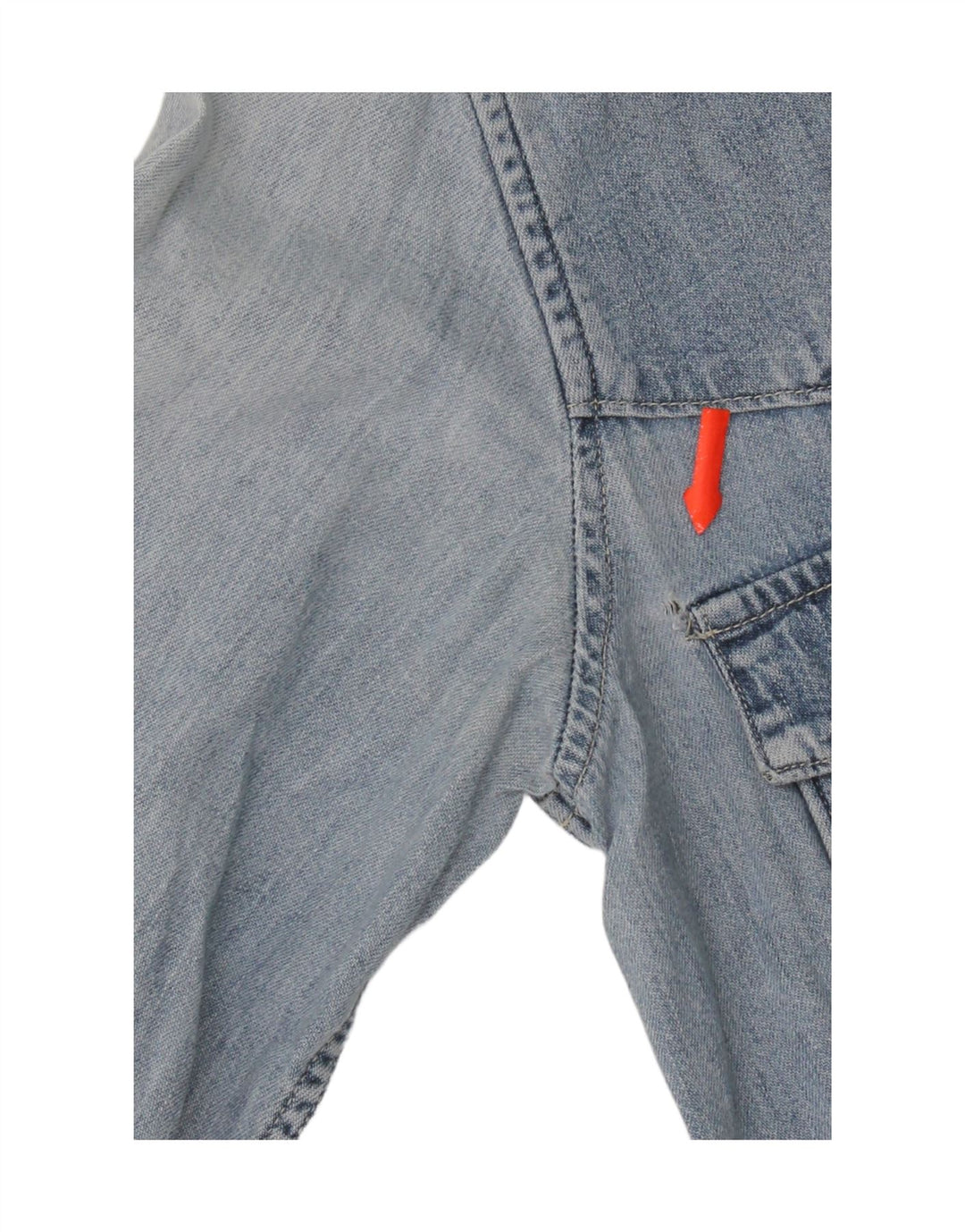 Rifle Chemise en jean coupe régulière pour femme UK 12 Bleu moyen Coton
