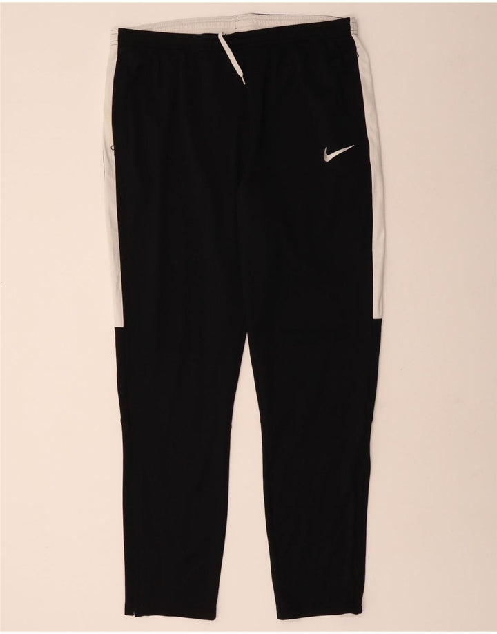 NIKE Pantalon de survêtement Dri Fit pour homme 2XL Noir Colorblock Polyester