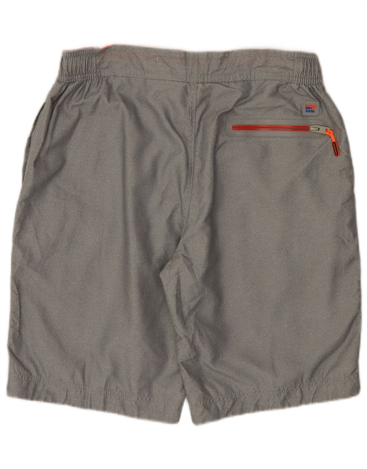 Superdry Short de Sport Graphic Homme XL Gris Polyester