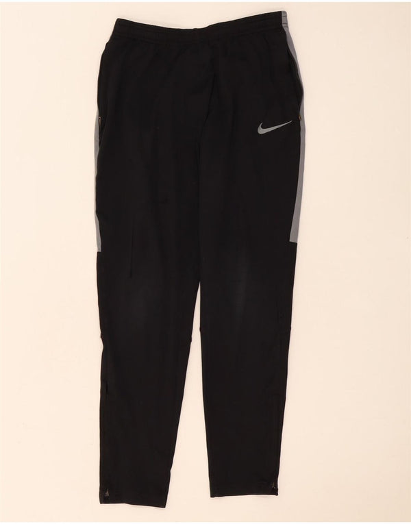 Nike Pantalon de survêtement Dri Fit pour garçon 12-13 ans Large Noir Colorblock