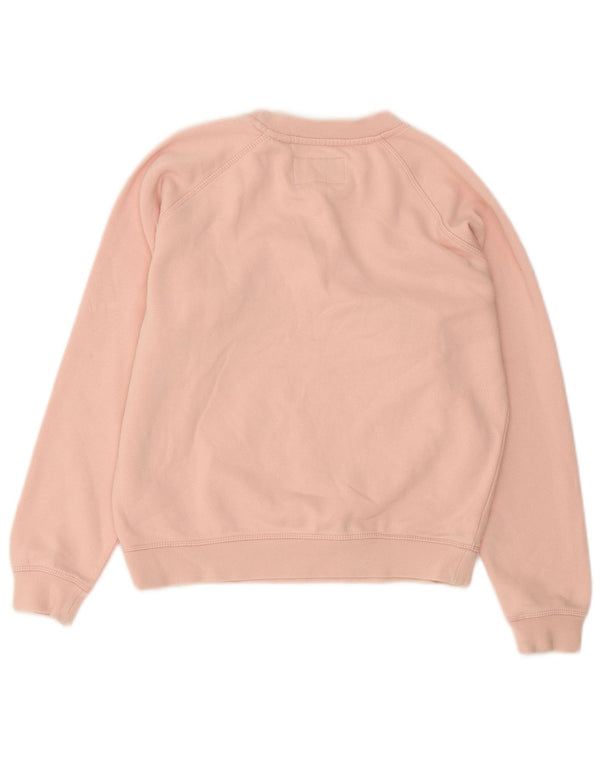 Jack Wills Sweat-shirt surdimensionné graphique pour femme UK 6 Small Rose