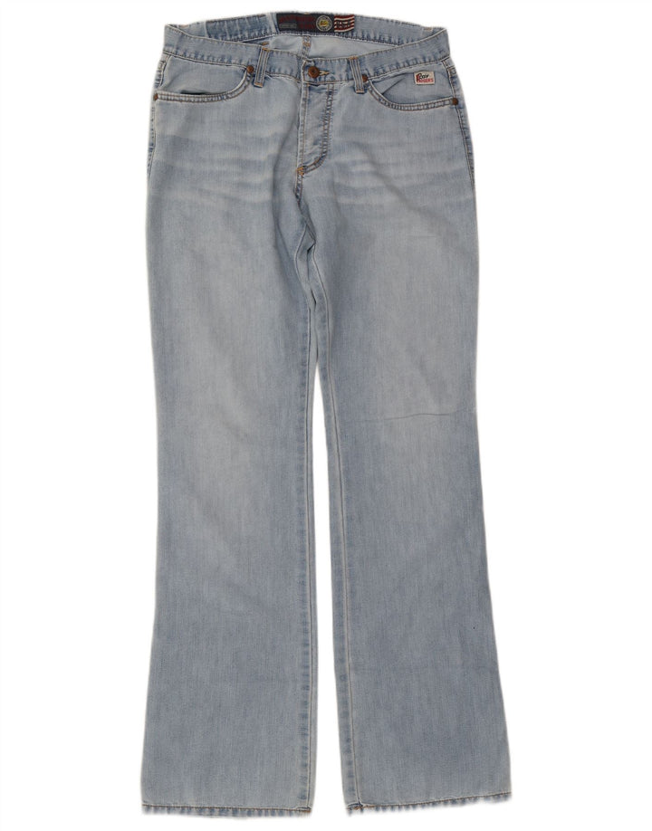 Roy Rogers Jean bootcut Seven Bell pour femme IT 46 Large W32 L34 Bleu Coton