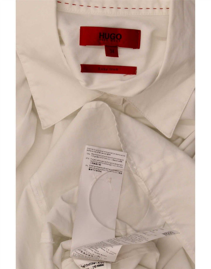 Hugo Boss Chemise Femme EU 34 XS Blanc Coton