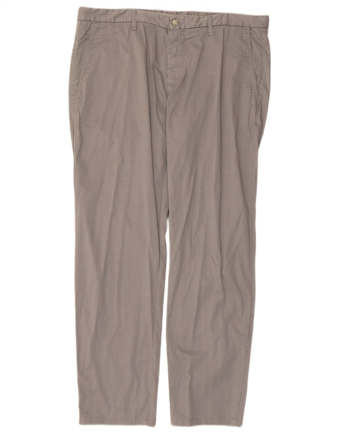 Trussardi Pantalon Chino Droit Homme IT 52 XL W36 L29 Gris