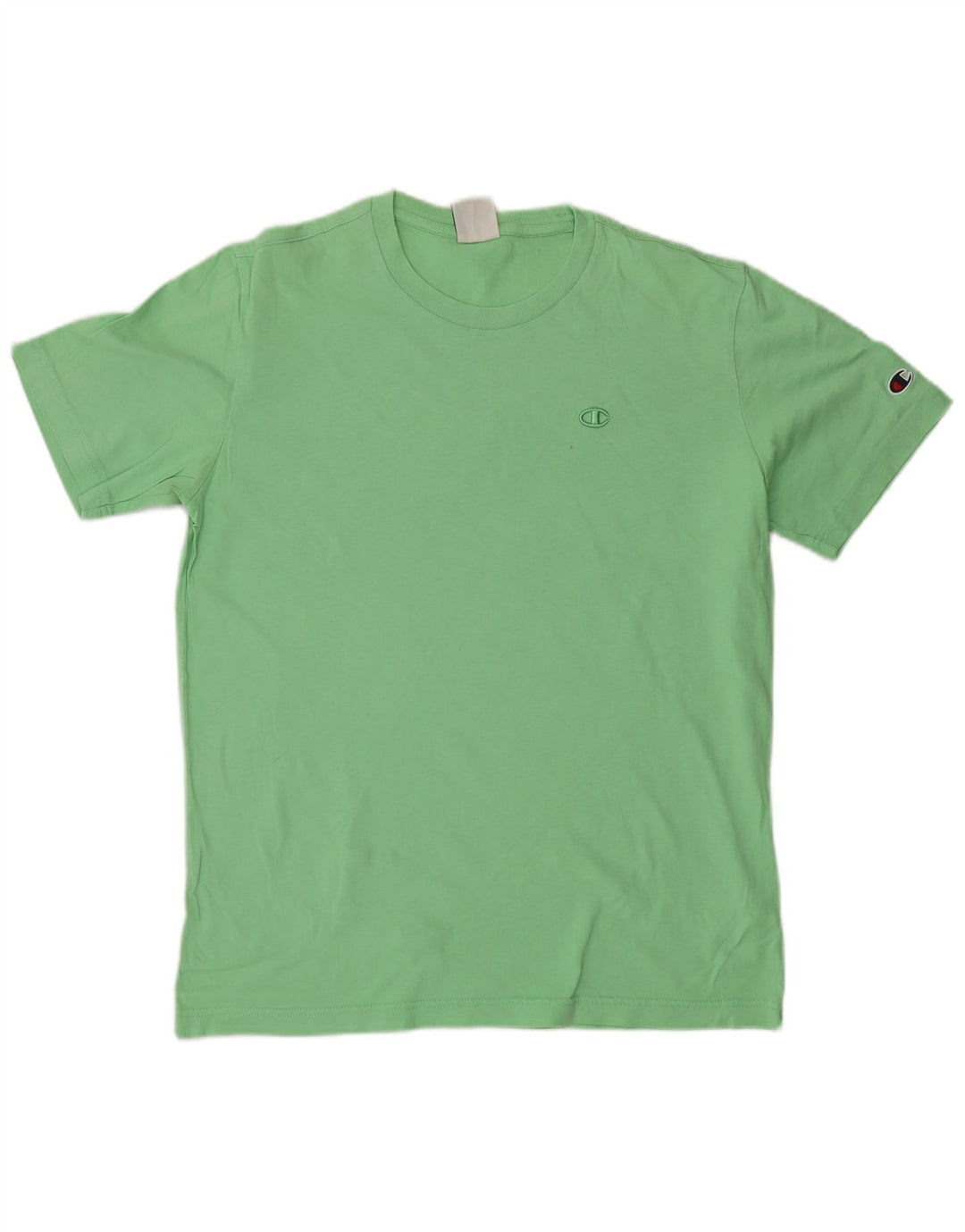 CHAMPION T-Shirt Homme Vert Moyen Coton