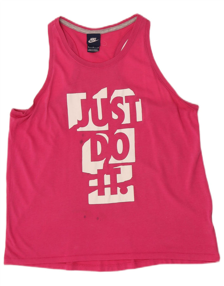 Nike Débardeur graphique pour femme UK 14 Rose moyen