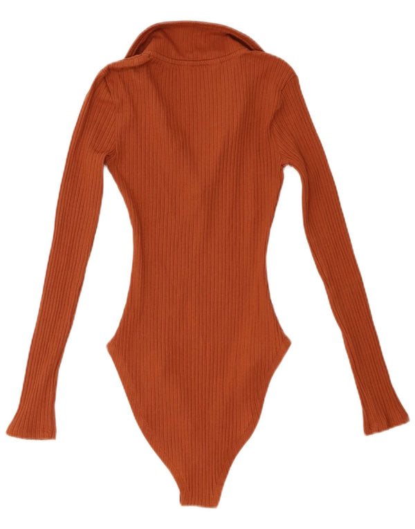 MISS SELFRIDGE Body Femme UK 8 Petit Coton Marron