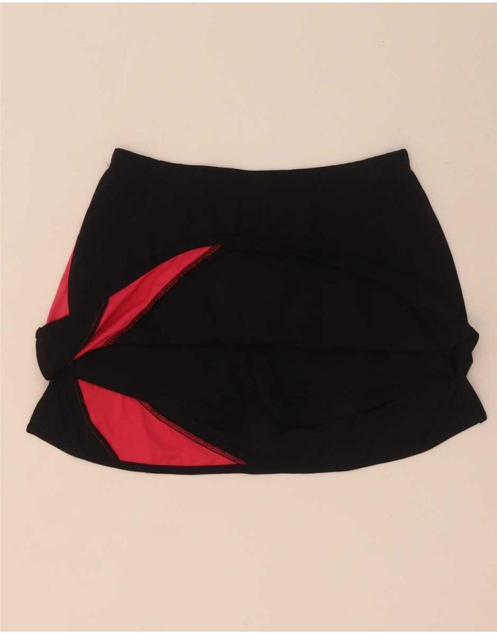 Diadora Jupe-short pour femme UK 10 Small Noir Colourblock