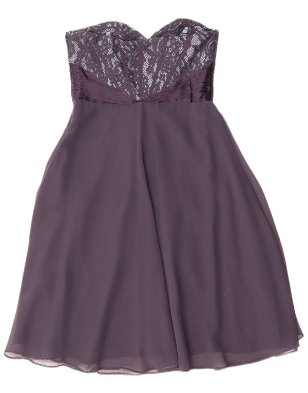 Coast Robe bustier pour femme UK 10 Petit Violet Polyester
