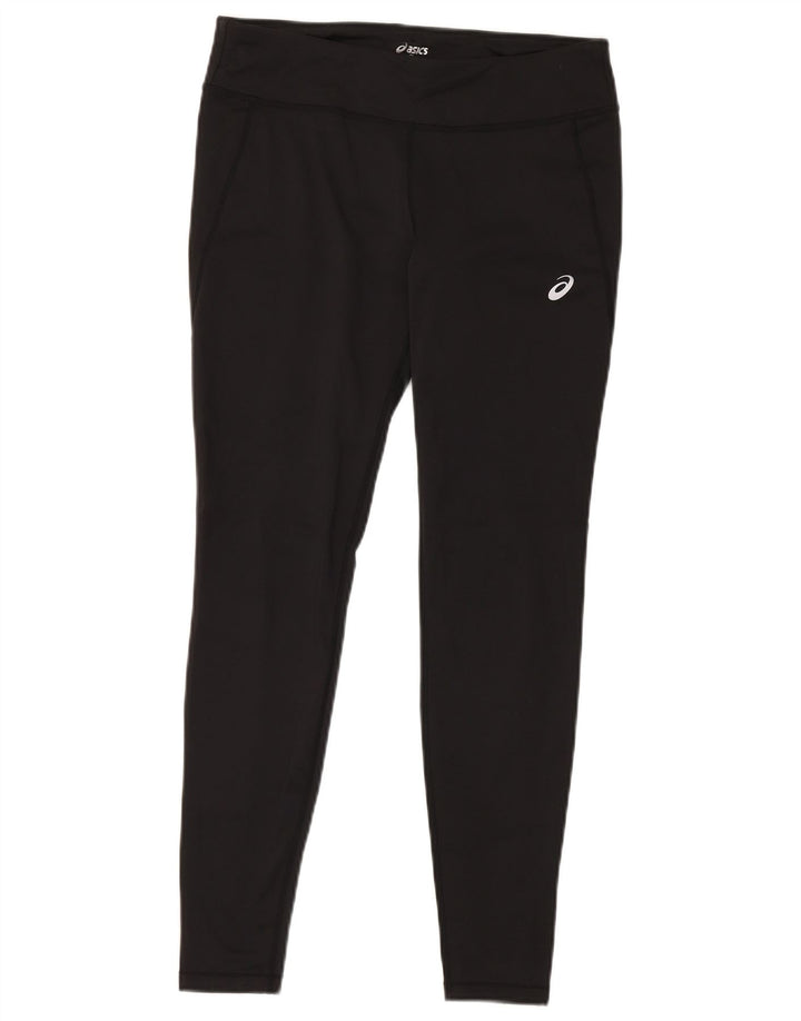 Asics Leggings Femme UK 44 Grand Noir Polyester Sports