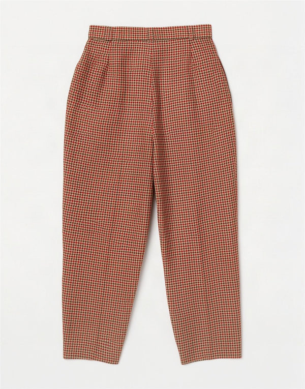 Richard Meyer Pantalon court taille haute pour femme EU 38 Medium W28 L26 Rouge